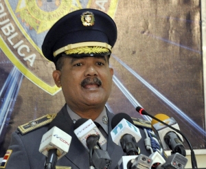 Jacobo Mateo Moquete, vocero de la Policía Nacional.