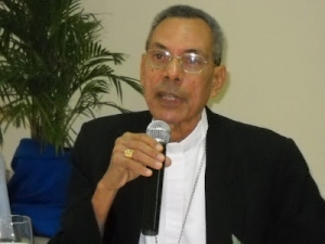 Monseñor Rafael Leonidas Felipe Núñez, obispo de Barahona.