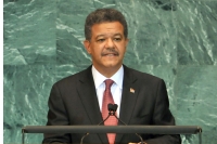 Leonel Fernández, ex `presidente de República Dominicana, corre de nuevo por la carrera presidencial dominicana.