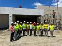 El titular del Mescyt, Franklin García Fermín resaltó que los trabajos de construcción avanzan en más de 80% , por lo que el recinto estará listo en tres meses.