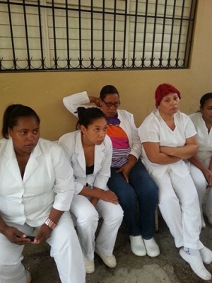 Enfermeras de Polo protestan por una mejor salud:  