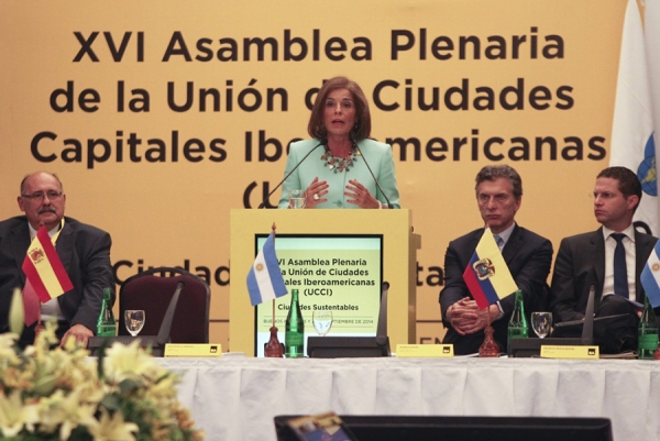 XVI Asamblea Plenaria de la Unión de Ciudades Capitales Iberoamericanas (UCCI) en Buenos Aires.