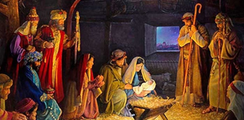 El nacimiento de Jesús en concepción artística, es el motivo real de la Navidad. 