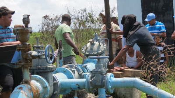 Avería afecta servicio de agua en Boca Chica