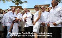Medina asiste a inauguración de proyecto en Puerto Plata