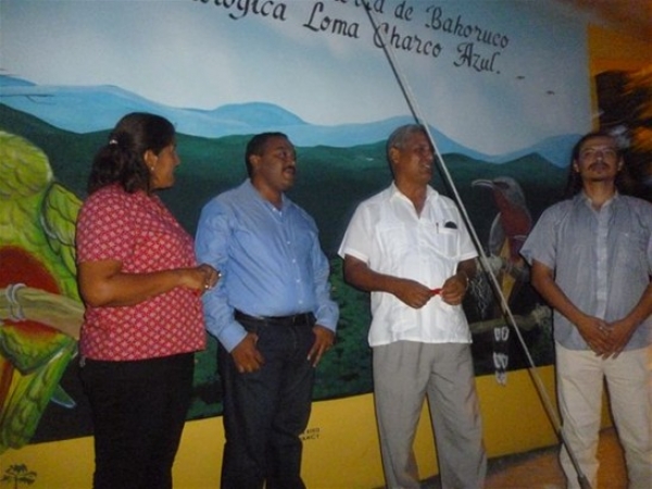 Dirección Provincial de Medio Ambiente dejó abierto mural sobre Sierra de Bahoruco