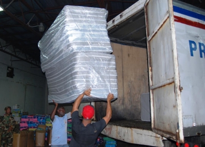 Gobierno envía alimentos afectados por lluvias en el Cibao