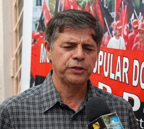 Higinio Báez, dirigente del Movimiento Popular Dominicano, MPD.