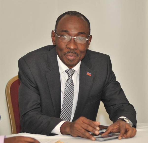 Evans Paul, primer ministro de Haití.