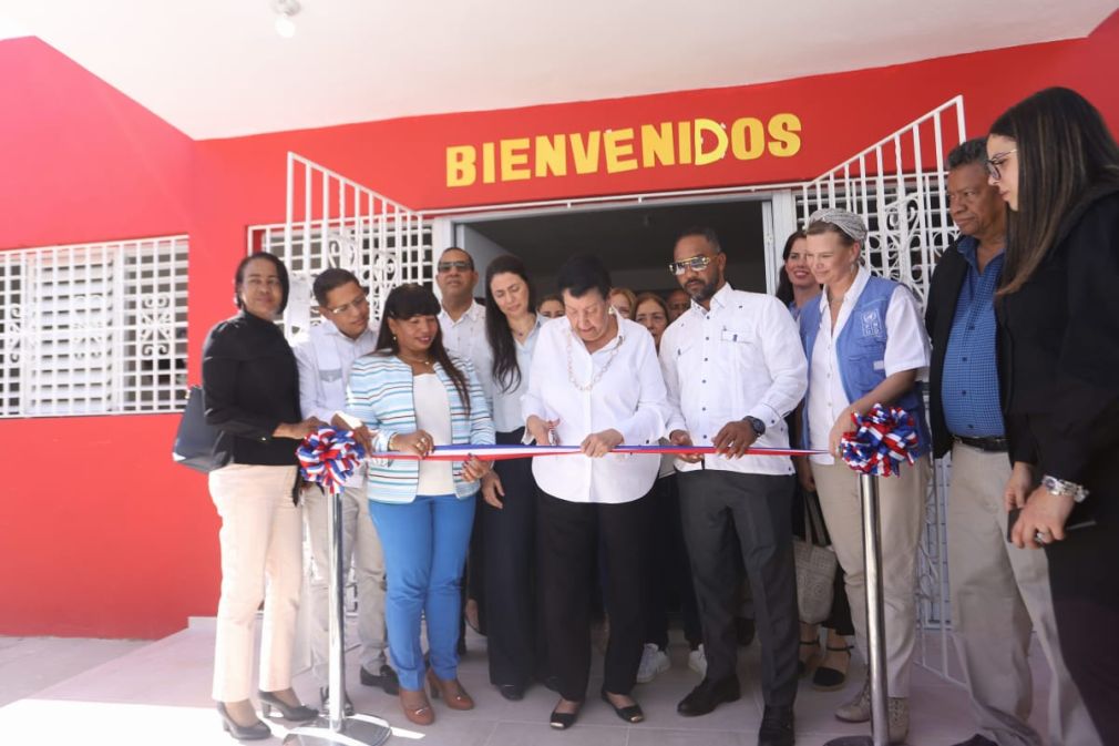 El nuevo Caipi C fue inaugurado en un acto encabezado por la directora ejecutiva del Inaipi, Besaida Manola Santana, y la representante residente del PNUD, Inka Mattila.