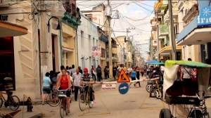 Vista urbana de Camaguey, Cuba.
