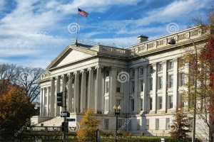 Edificio del Departamento del Tesoro de los Estados Unidos.