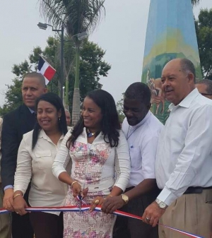 Alcaldesa inaugura parque ecológico en San Antonio de Guerra: 
