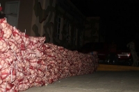CESFRONT incautan 171 sacos de ajo en Montecristi