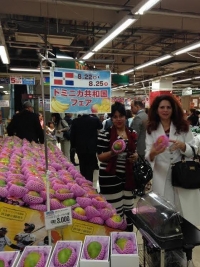 Grupo cultural de La Vega promueven frutas criollas en Japón