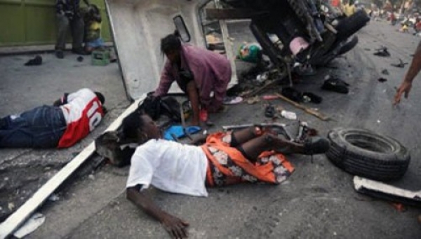 Accidente de camión en Haití deja 16 muertos: 