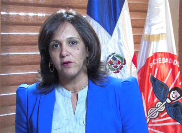 Sandra Orsini, presidente de la Sociedad Dominicana de Pediatría y miembro de la Comisión Nacional de Supervición de Dengue en República Dominicana.