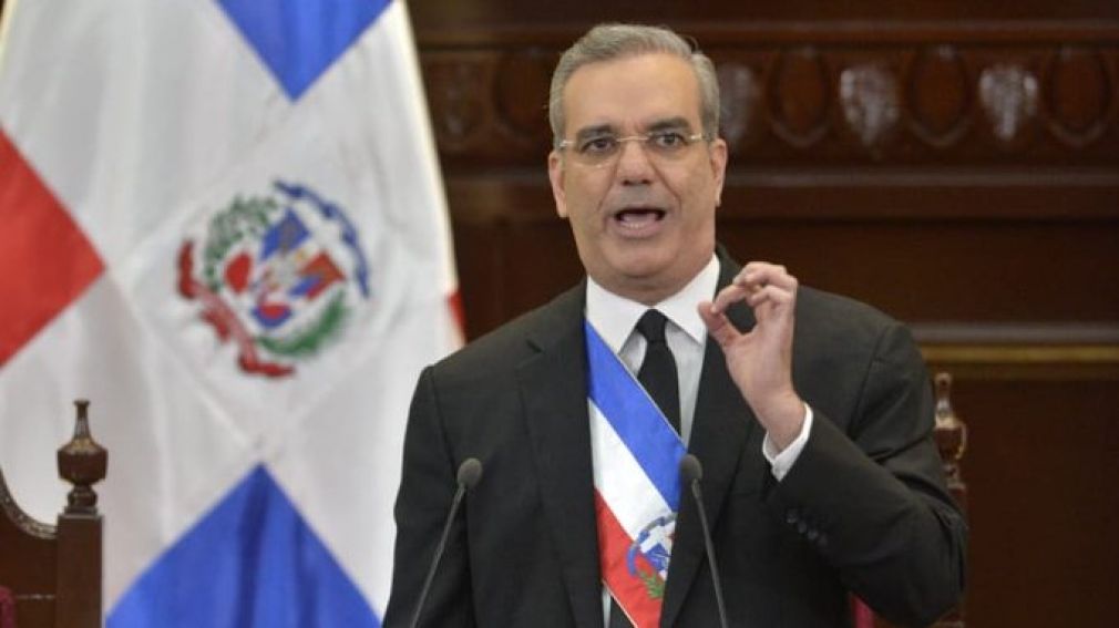 Presidente de República Dominicana durante el discurso del Día de la Independencia.