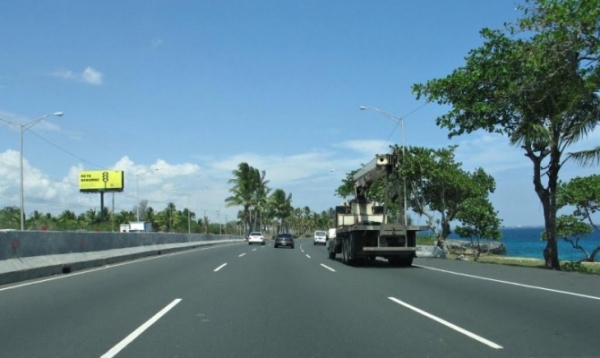 MOPC desviará tránsito en la autopista Las Américas, próximo a Boca Chica: 