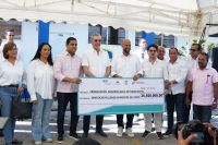 La donación fue hecha por el Banco Centroamericano de Integración Económica (BCIE) a través de la Federación Dominicana de Municipios (Fedomu).