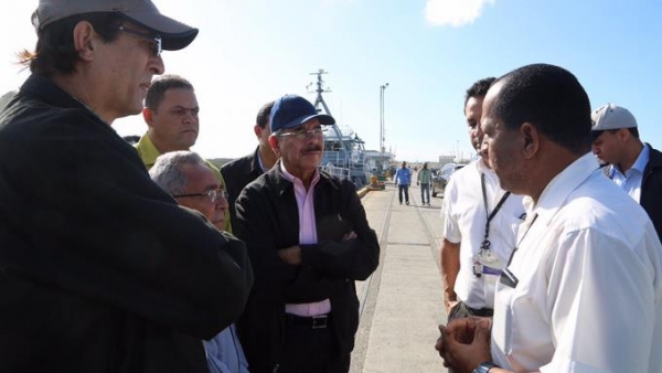 Presidente Danilo Medina recorre el puerto de Manzanillo en Montecristi: 