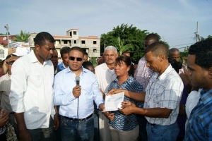 Alcalde Santo Domingo Norte inicia segunda etapa obras Presupuesto Participativo