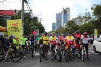 300 ciclistas paricipan en Ciclotón por Día Internacional sin Carros: 