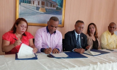 Centros tecnológicos de Monseñor Nouel y el Infotep firmaron acuerdo de colaboración