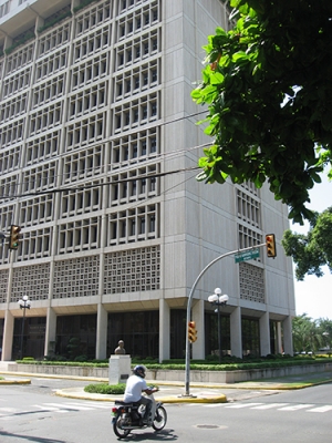 Edificio del Banco Central.