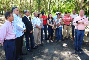El Alcalde de Santiago, Gilberto Serrulle informa sobre la intervención de la Avenida Antonio Gúzman