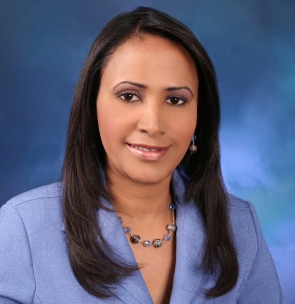 Aura Saldaña, alcaldesa de Sabana de la Mar y actual Secretaria General de FEDOMU.