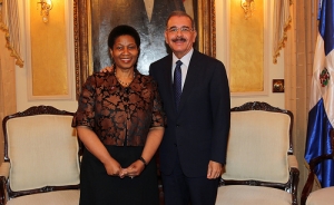 Medina recibe la directora ejecutiva de ONU Mujeres