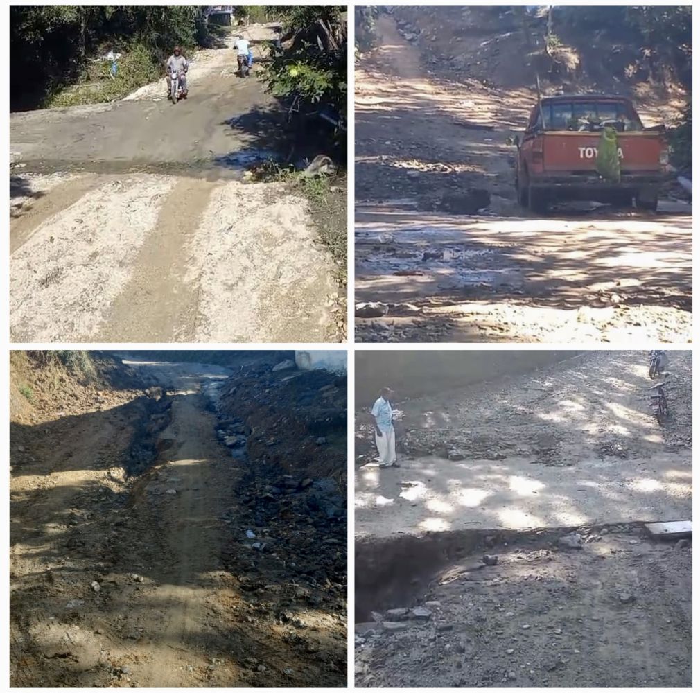 Comunidades de Partido en Dajabón denuncian grave deterioro de sus vías producto de constantes lluvias.