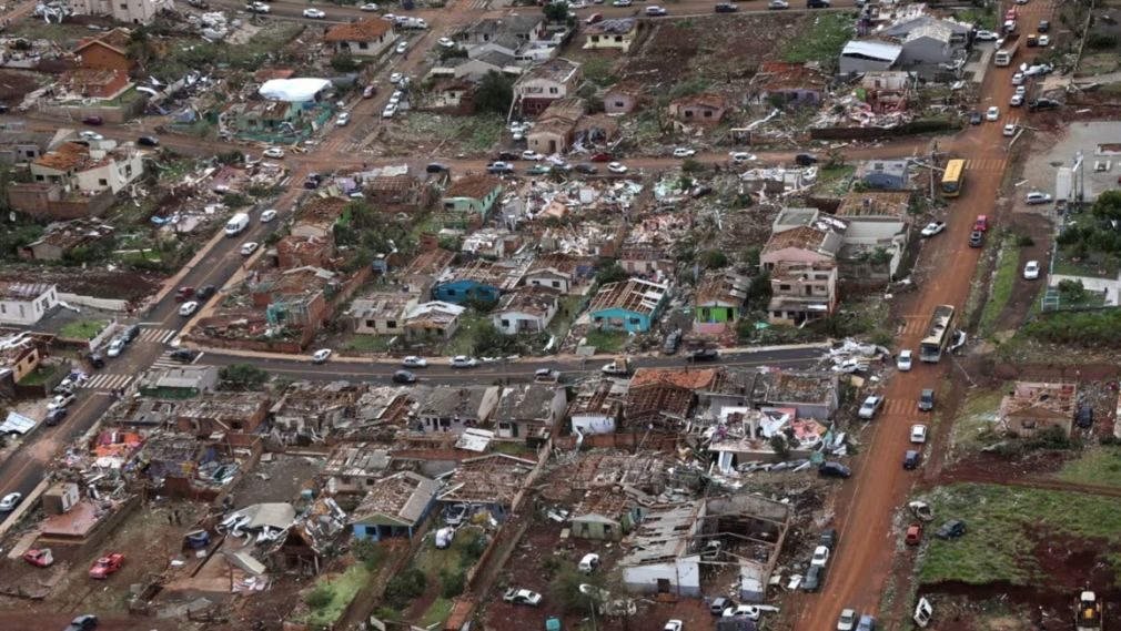 Declaran estado de calamidad pública por los daños causados por el tornado.