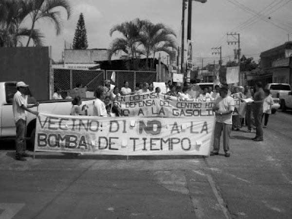 Vigilia contra instalación de gasolinera en La Javilla, Puerto Plata