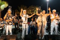 Además del Grupo Bonyé, la explanada del Malecón Deportivo también presentó a la Big Band Dominicana.