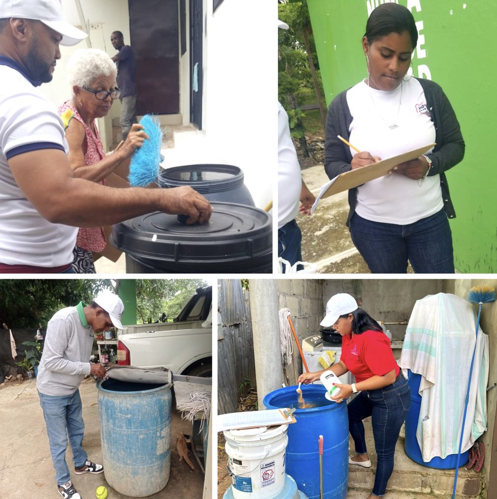 Salud Pública Desarrolla amplia jornada de descacharrización casa por casa en Comunidad de Dajabón.