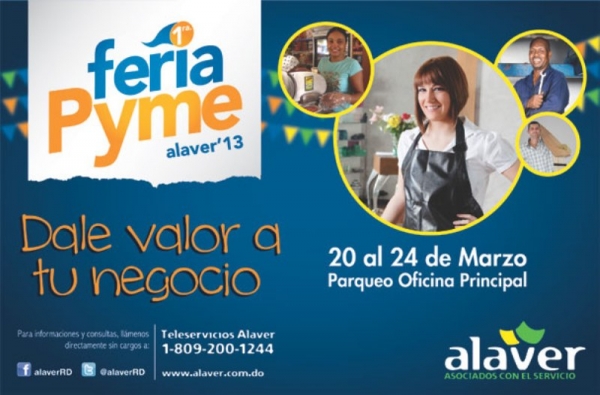 Alaver inaugura en La Vega primera feria pyme 2013