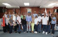 El alcalde Yohendy Jiménez Bonilla realizó una reunión para evaluar sus primeros 100 días de gestión en la Alcaldía de Mao.