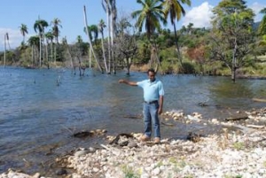 Crecida de Lago Enriquillo.