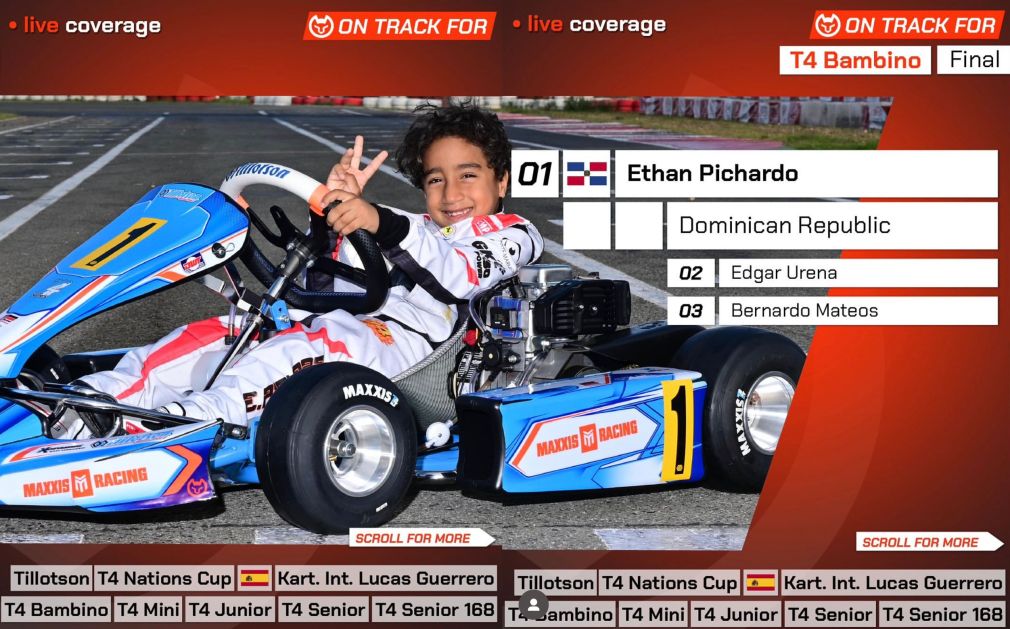 Ethan Pichardo Bello representó a República Dominicana junto a los niños Édgar Ureña quien se coronó como subcampeón y Shamir Licairac, Gunter Schulz y Eduardo Espaillat.