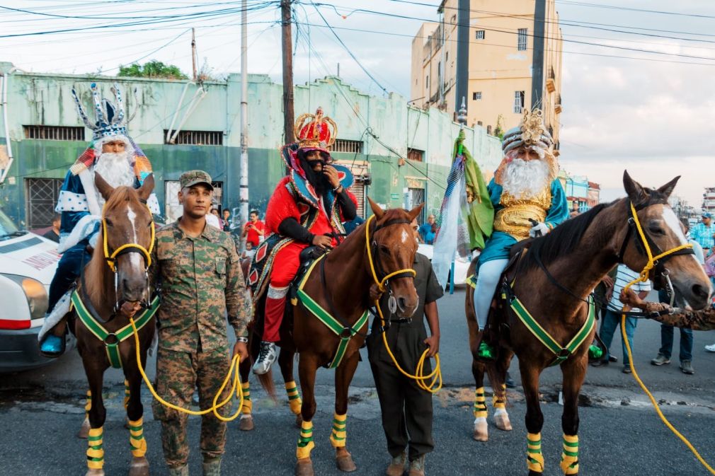 Melchor, Gaspar y Baltasar celebraron en el Distrito Nacional el desfile de los Reyes Magos.