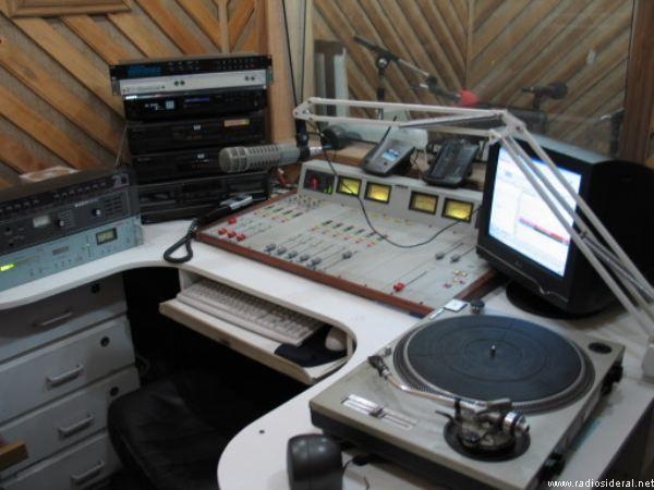 Cabina de radio.
