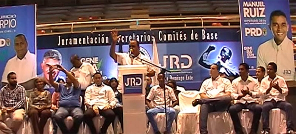 Juventud Revolucionaria Dominicana juramenta más de 500 comités de base en SDE: 