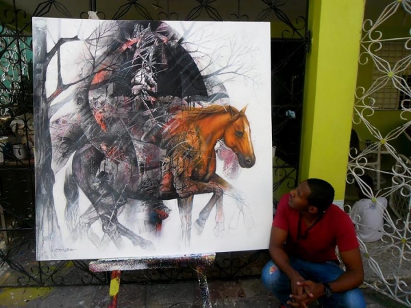 Artista dominicano nos cuenta su vida tras el Pincel: 
