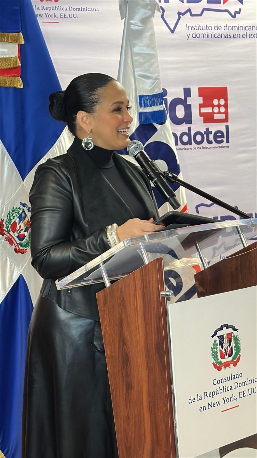 Celines Toribio, viceministra de Relaciones Exteriores de la República Dominicana, embajadora y directora del Instituto de Dominicanos y Dominicanas en el Exterior (INDEX).