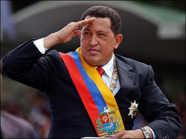 Hugo Chávez, presidente de la República Bolivariana de Venezuela.