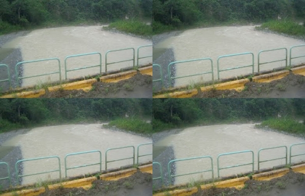 Vista parcial del Canal Nizaito en el municipiio Enriquillo.