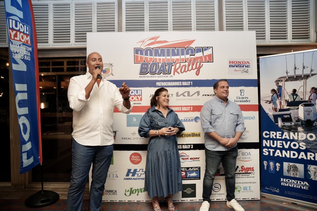 Eduardo Lalane, Alma Taveras y Enmanuel Tolentino.
