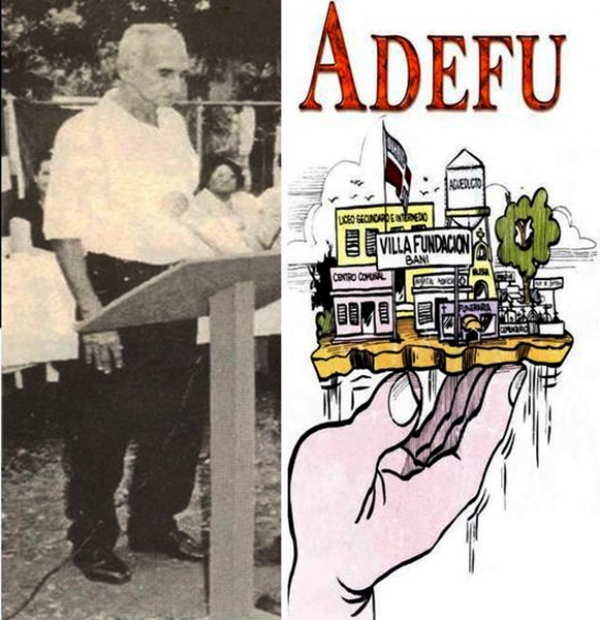 Don Abigail Pepen, fundador de la Asociación Pro-Desarrollo de Villa Fundación, en Bani.
